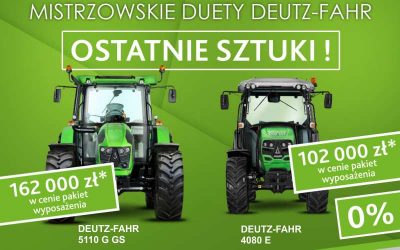 DEUTZ-FAHR 5110 G GS oraz 4080 E