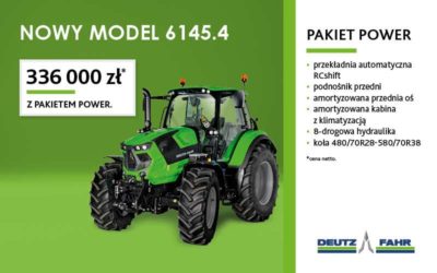 NOWY MODEL DEUTZ FAHR – PROMOCJA! Agroton 6145.4 RCSHIFT