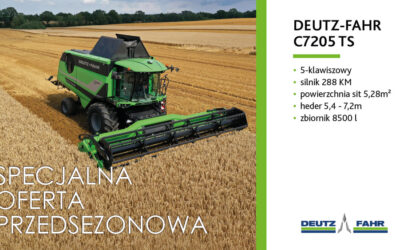 DEUTZ-FAHR C7205 TS – specjalna oferta przedsezonowa 2020/2021